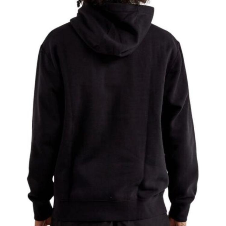Nike Club Fleece Graphic Pullover Hoodie 'Black' DQ4653-010