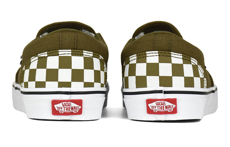 Vans Asher Checkerboard 'White Green' VN0A45J80OW