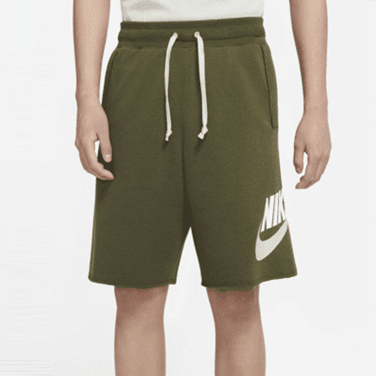 Nike As Nike Sportswear Spe Ft Alumni Short Logo 'Olive Green' DM6818-326