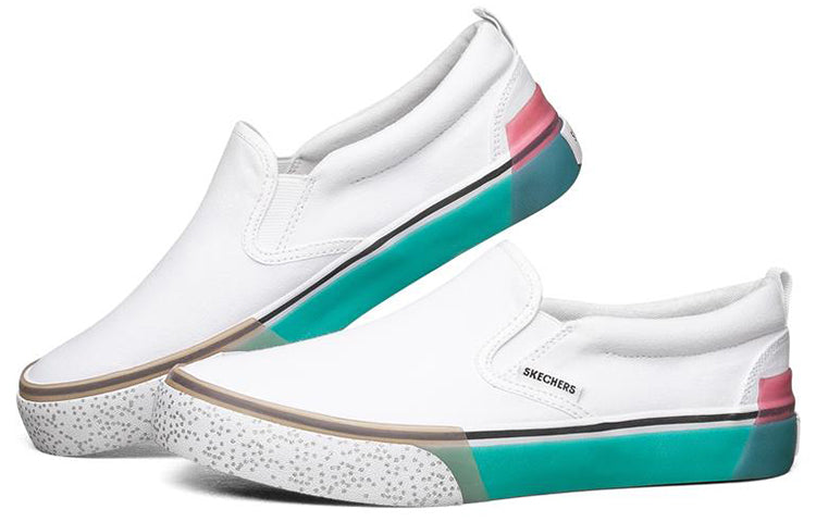 (WMNS) Skechers Sparked Low-Top Sneakers White 155265-WHT