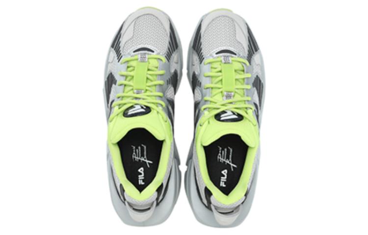 (WMNS) FILA Space Low Sneakers 'Silver Black Green' F12W314103FVA