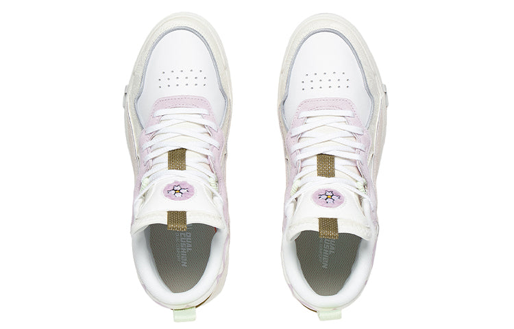(WMNS) Li-Ning Superwave Mid 'White Pink' AGCS106-3