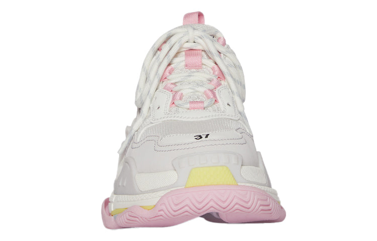 (WMNS) Balenciaga Triple S 'White Yellow' 524039W2FW47541