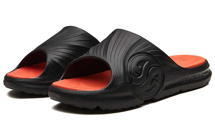 361 Degrees x Aaron Gordon Slippers 'Black Orange' 572126737-3