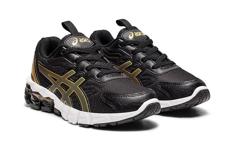 (PS) ASICS Gel Quantum 90 3 KIDS BlackGolden 'Black Gold' 1204A004-002
