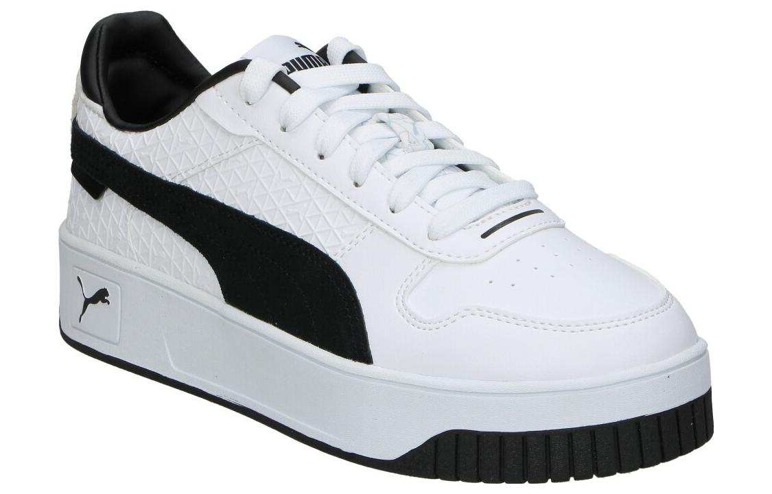 (WMNS) PUMA Carina Street Logo Power 'White' 389393-01