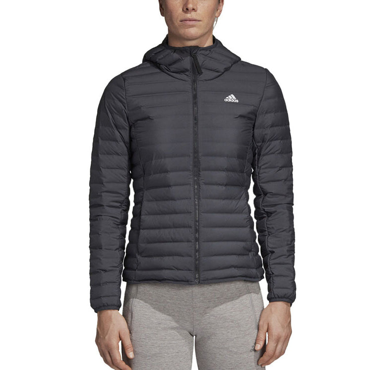 (WMNS) adidas Varilite Soft Hooded Jacket 'Carbon' CY8735