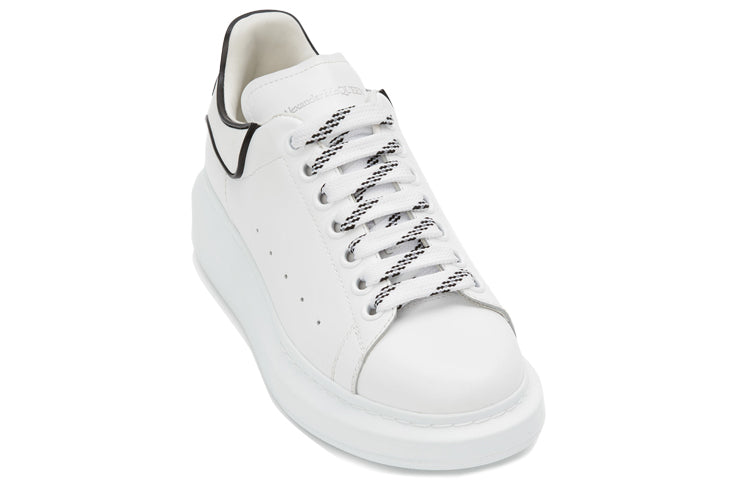 (WMNS) Alexander McQueen Oversized Sneaker 'White Black' 621056WHXMT9074