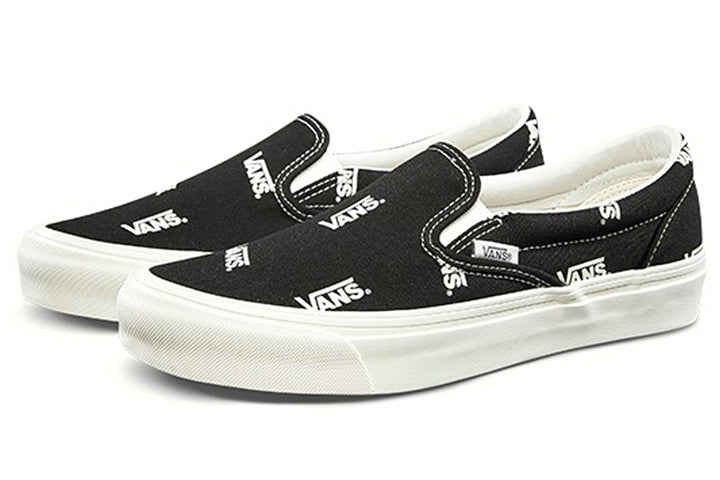 Vans OG Slip-On LX 'Multi-Logo Black' VN0A45JKVQE