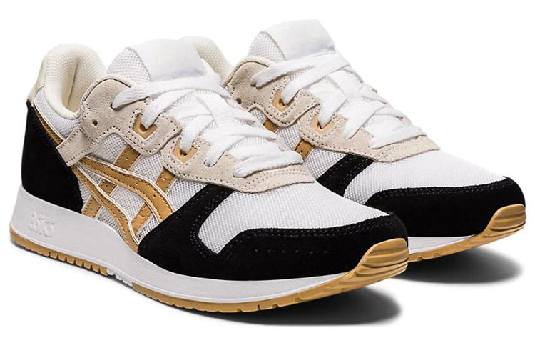 (WMNS) ASICS Lyte Classic Running Shoes White/Black/Gold 1202A112-100