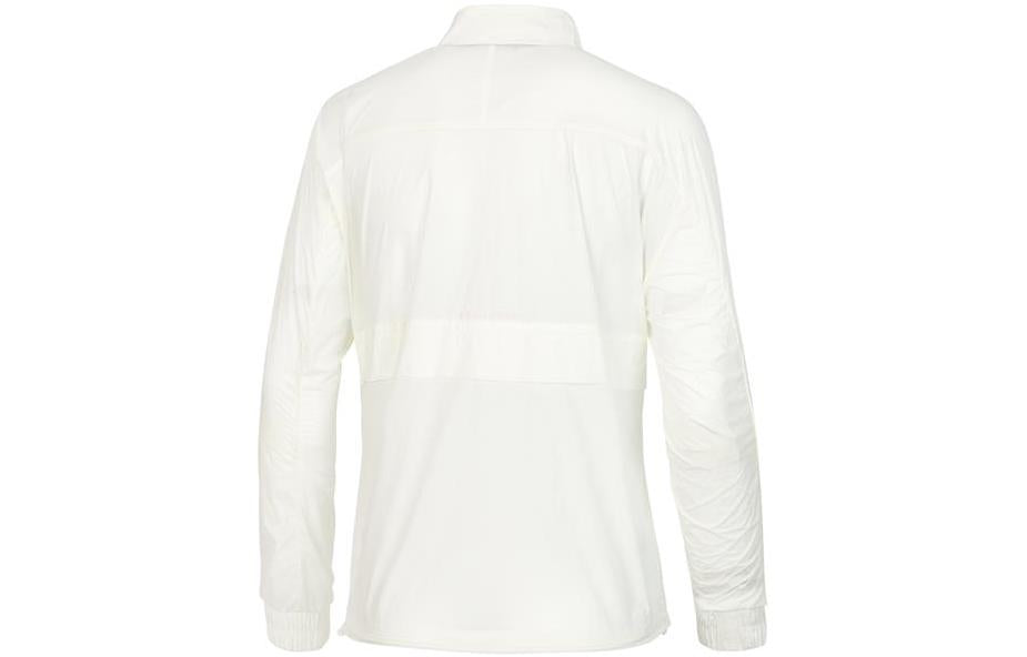 (WMNS) Skechers Solid Color Side Striped Jacket 'Pink White' P222W028