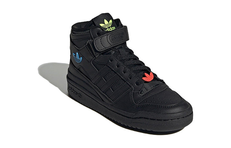 (GS) adidas Forum Mid Shoes 'Trefoil Pins' GY9237
