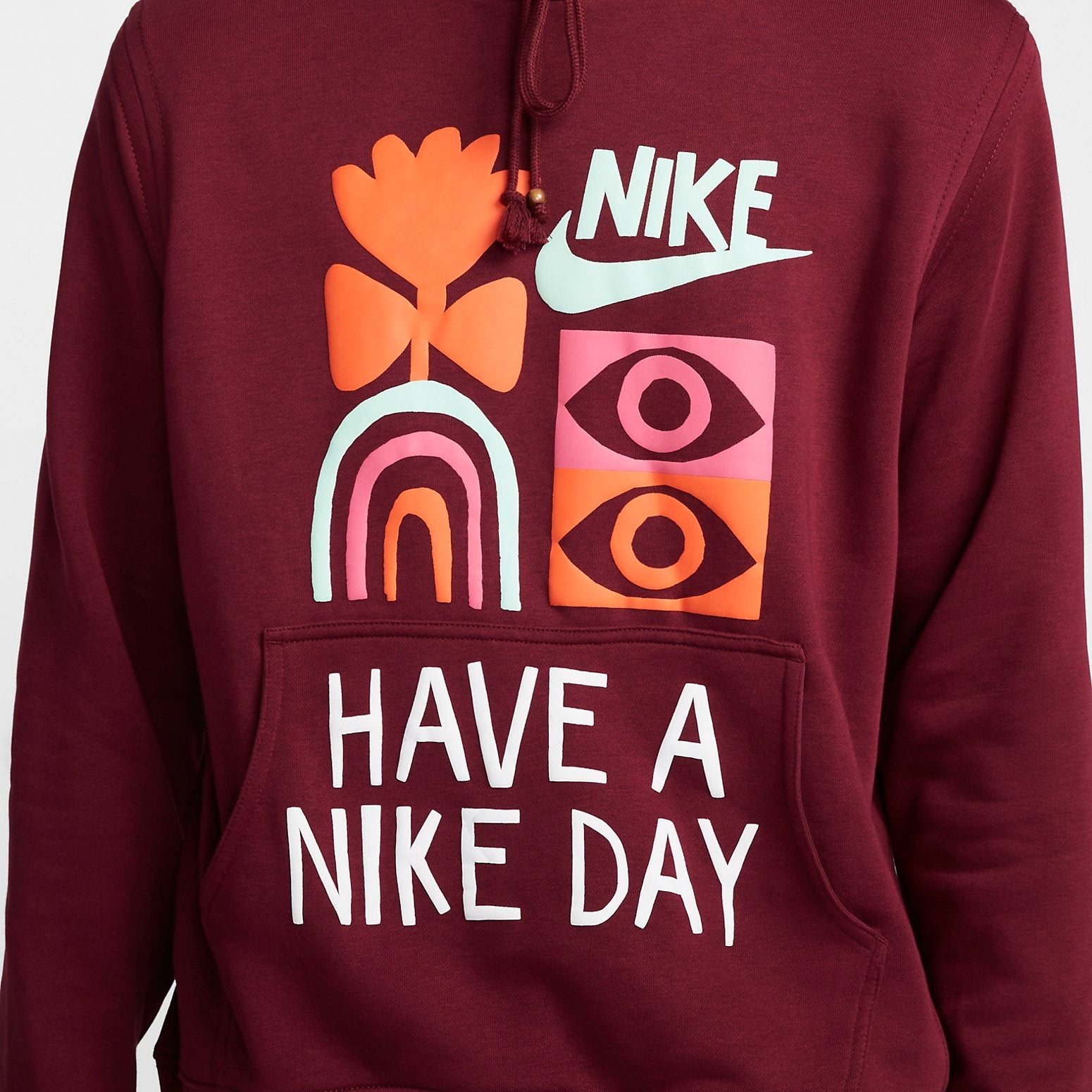 Nike HAVE A NICE DAY Hoodie 'Red' DQ4171-638