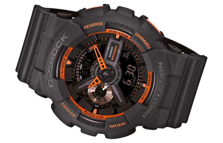 CASIO G-Shock Analog-Digital 'Black' GA-110TS-1A4