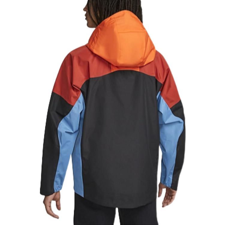 Nike Storm-FIT ADV ACG Contrast Color Stitching Zipper Hooded Long Sleeves Jacket Men's Colorblock DB3559-817