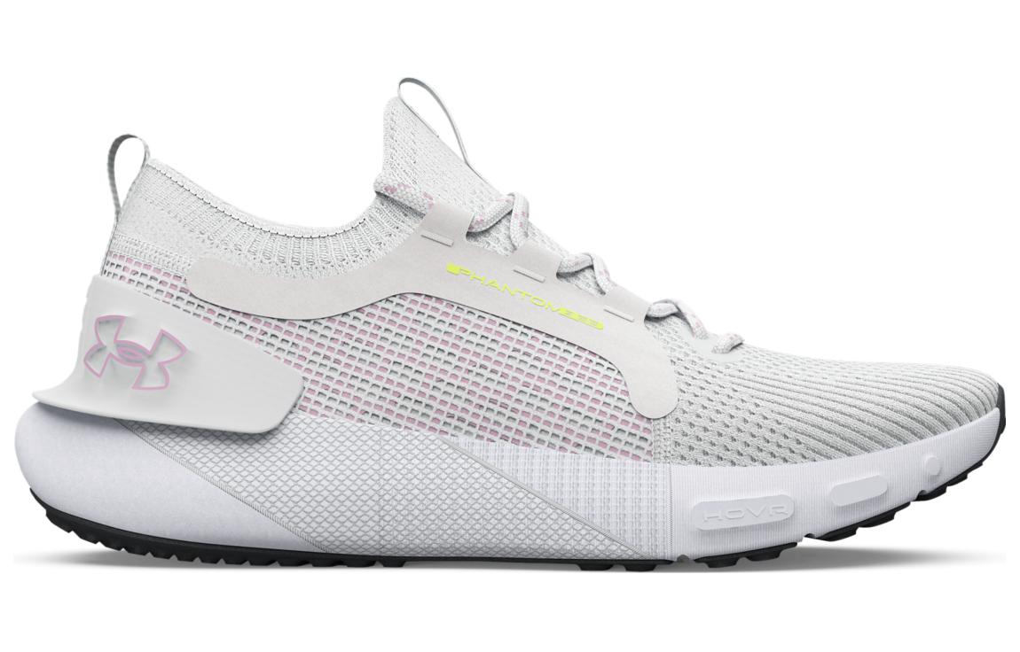 (WMNS) Under Armour HOVR Phantom 3 SE 'Grey Mist Yellow Ray' 3026584-105