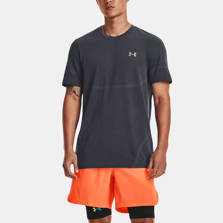 Under Armour Vanish Elite Seamless Short Sleeve 'Grey' 1376781-012