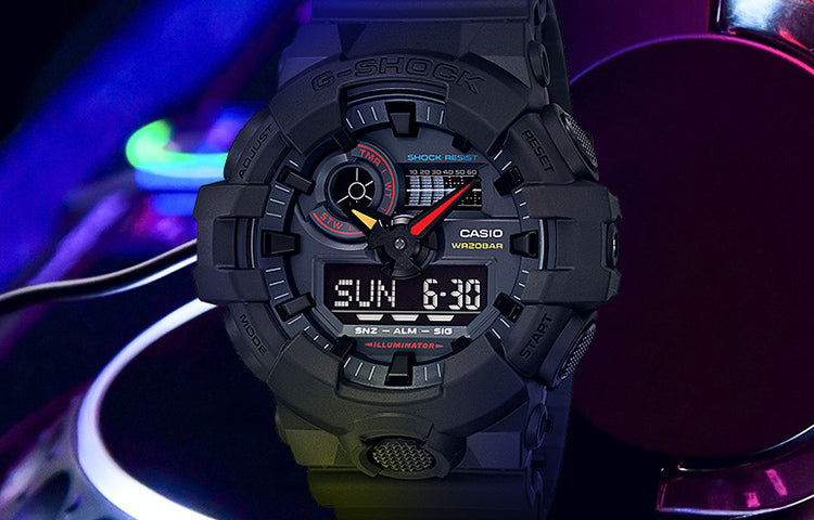 CASIO G-Shock Analog-Digital 'Black' GA-700BMC-1A