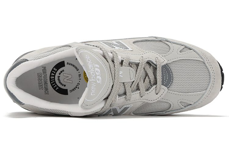(WMNS) New Balance 991 Series Low Tops Retro Gray W991POW