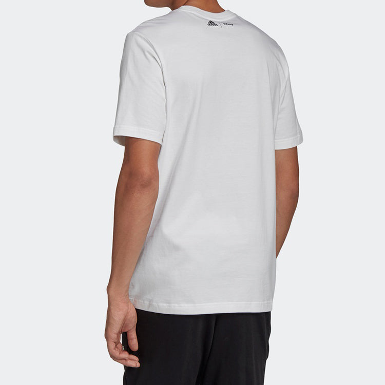 adidas Disney Mickey Pattern Short Sleeve White GL2224