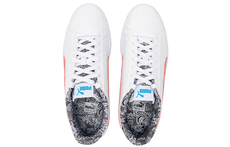 PUMA Smash V2 'Me Happy - White Red' 386396-01