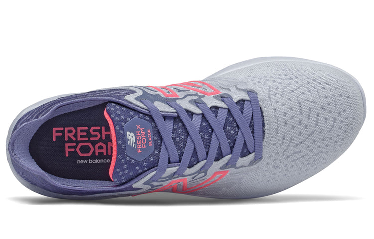 (WMNS) New Balance Fresh Foam Beacon v3 Grey/Purple WBECNBG3