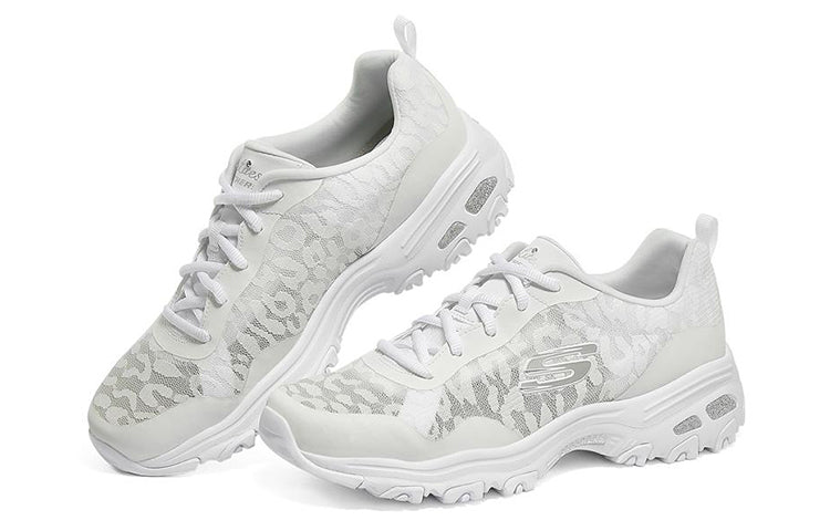 (WMNS) Skechers D Lites 1.0 Low-Top Sneakers 'Cream White' 896027-WHT