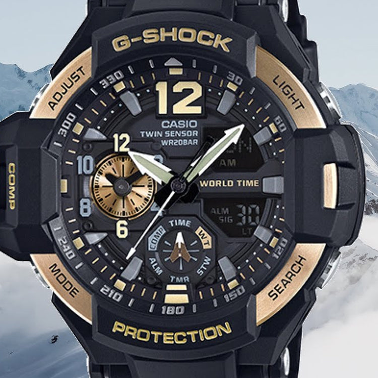 CASIO G-Shock Gravitymaster 'Black Gold'  GA-1100-9G