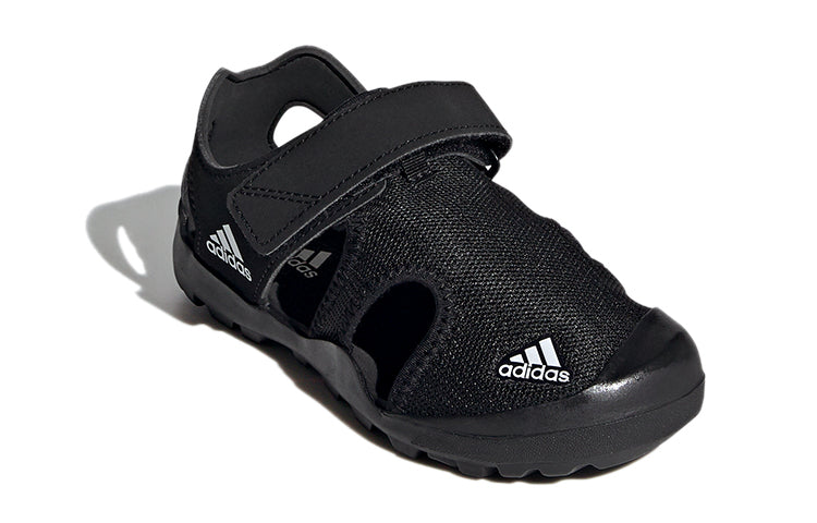 (GS) adidas Captain Toey K Sandals Black FX4203