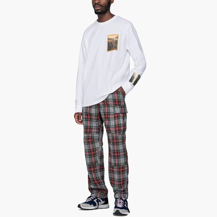 Stussy Great Outdoors Ls Tee Classic Poster Long Sleeves Unisex White 1994492-WHITE