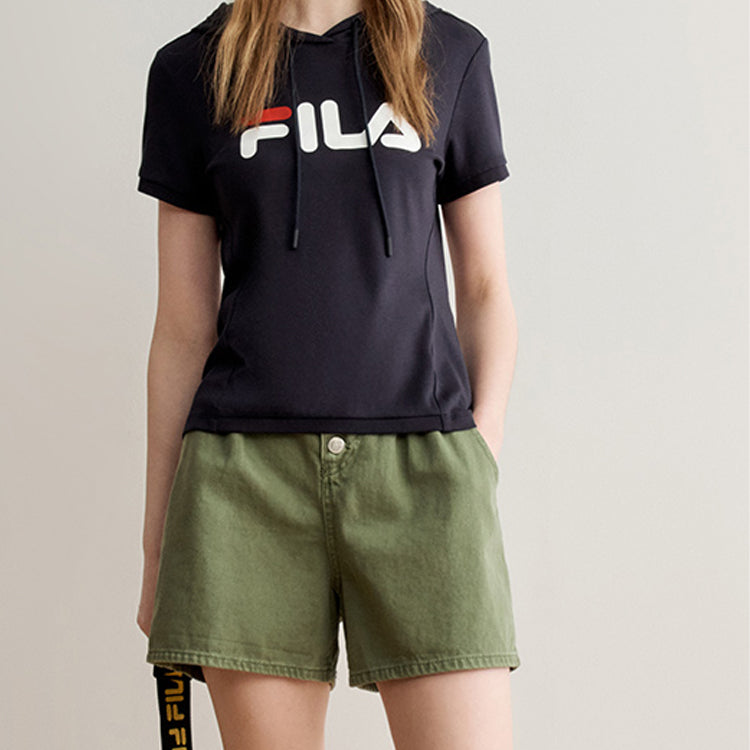 (WMNS) FILA Casual Sports Minimalistic Short Sleeve Blue F11W028155F