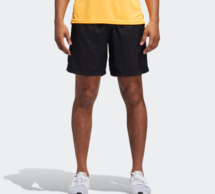 adidas Minimalistic Solid Color Training Sports Shorts Black DQ2568