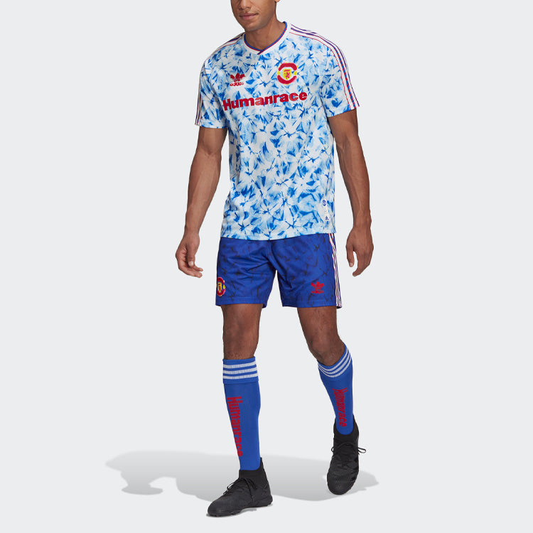 adidas originals x Human Race Crossover Soccer/Football Sports Quick Dry Jersey SW Fan Edition 20-21 Season Blue GJ9084