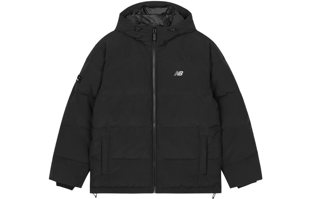 New Balance NB Logo Winter Down Jacket Asia Sizing 'Black' AMJ33339-BK