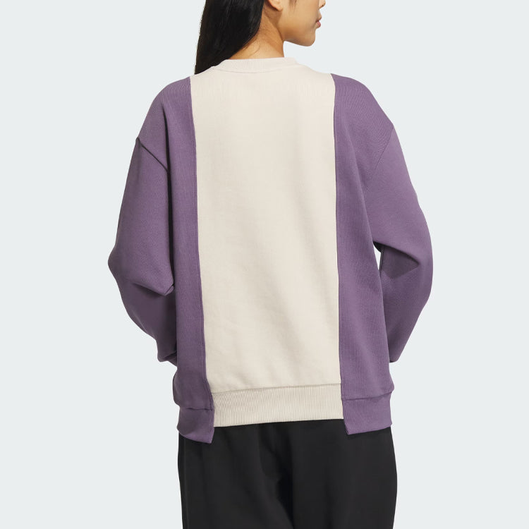 (WMNS) adidas Originals MC Classic Crews 'Beige Purple' IN1091