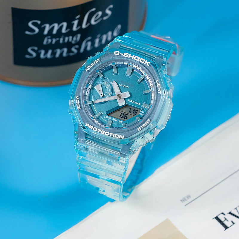 CASIO G-Shock Analog-Digital 'Light Blue' GMA-S2100SK-2APR