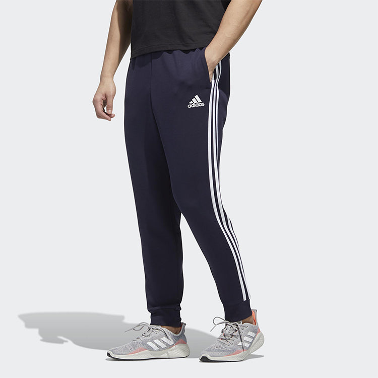 adidas E 3S Pnt Dk Logo Print Leggings Casual Sports Trousers Men's Blue GK0622