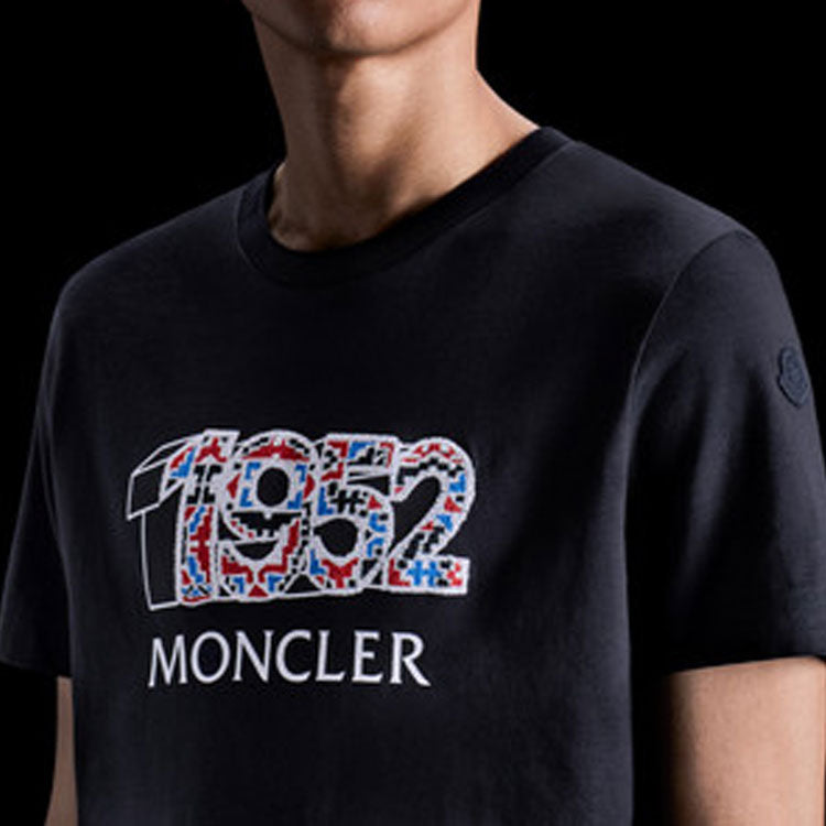 Moncler 1952 Crewneck Knitted For Men Blue 0928C713108390T773