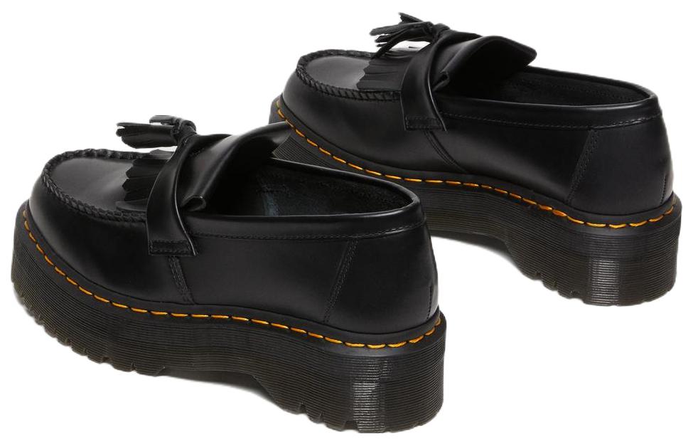 Dr. Martens Adrian Leather Platform Tassel Loafers 'Black Smooth' 27989001