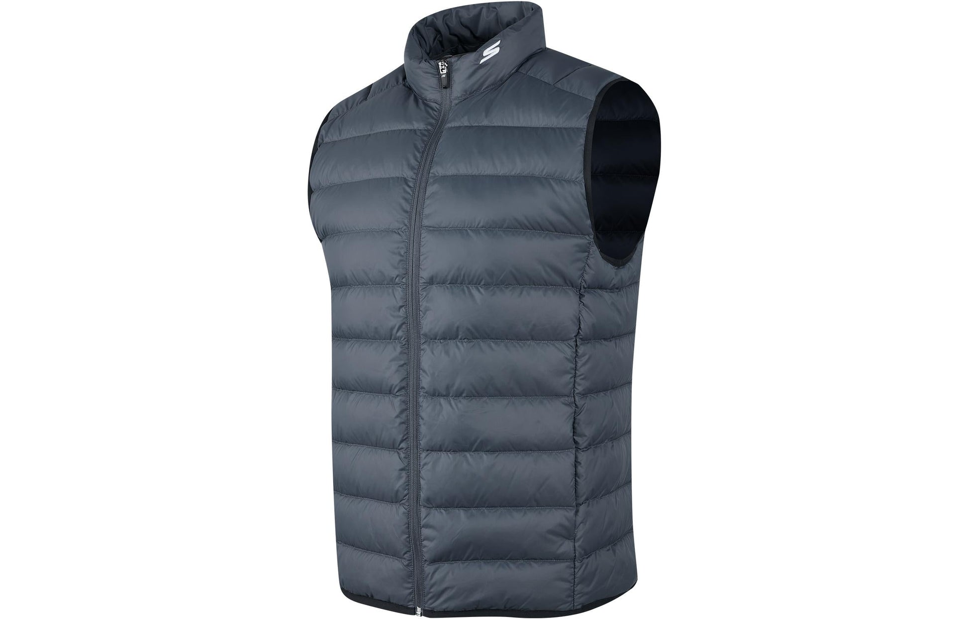 Skechers Hooded Woven 3-In-1 Down Jacket 'Grey Black' P423M114-02N6