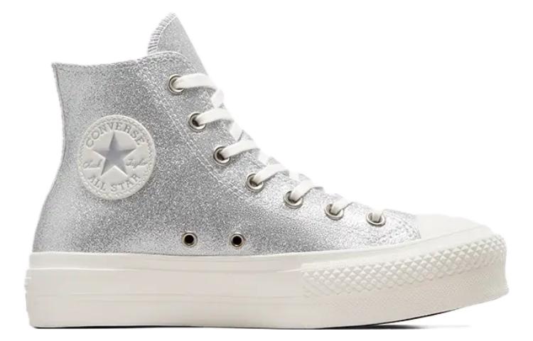(WMNS) Converse Chuck Taylor All Star Lift Hi 'Silver' A07949C