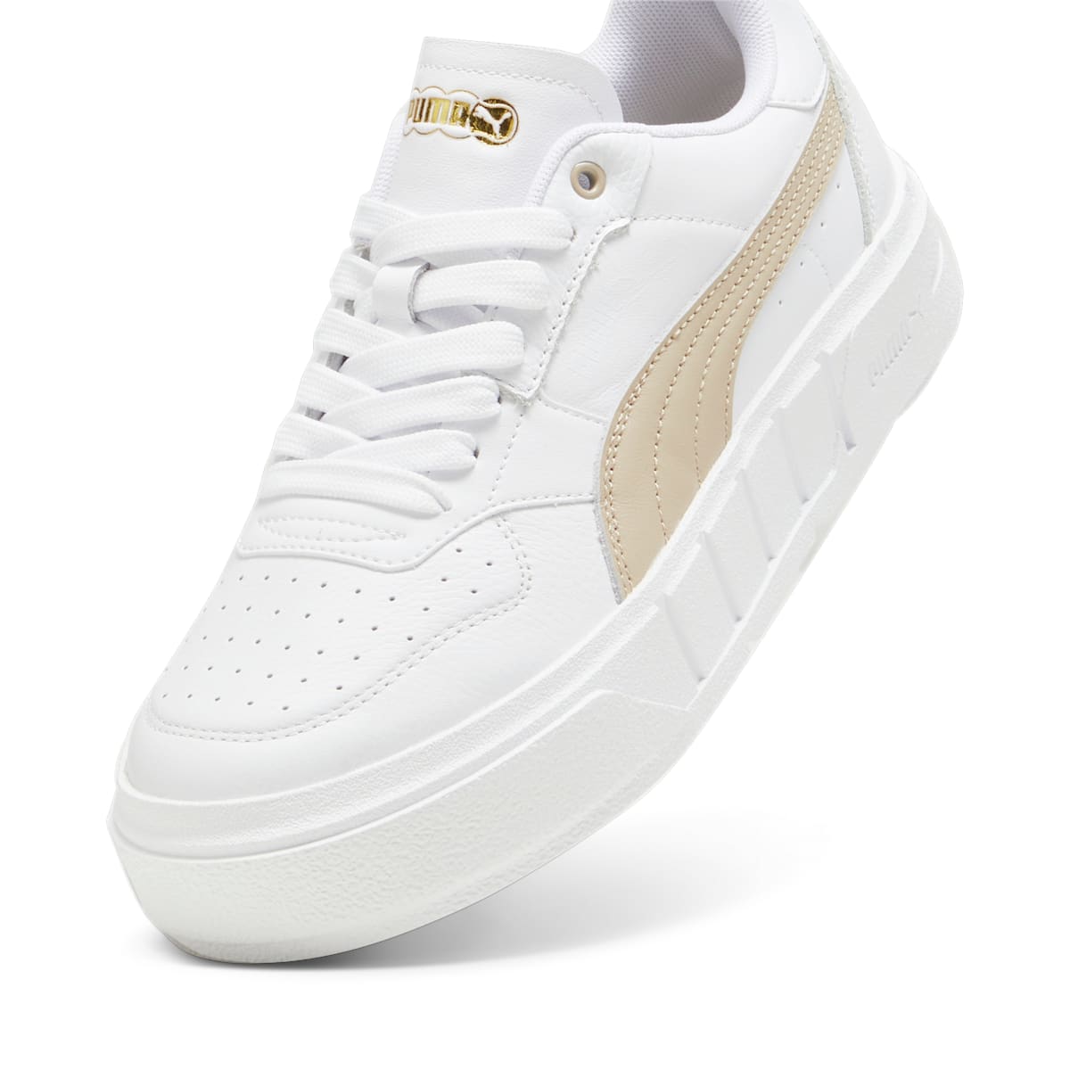 (WMNS) PUMA Cali Court Leather 'White Putty' 393802-10