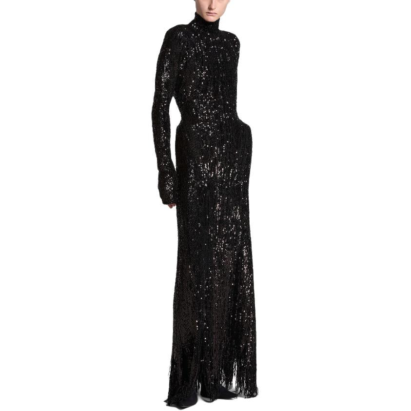 (WMNS) Balenciaga Cover Dress 'Black' 787255T52111000