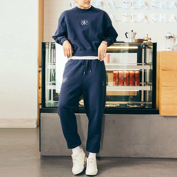 Nike Jordan Chinese New Year Sports Pants 'Navy Blue' DO4087-410