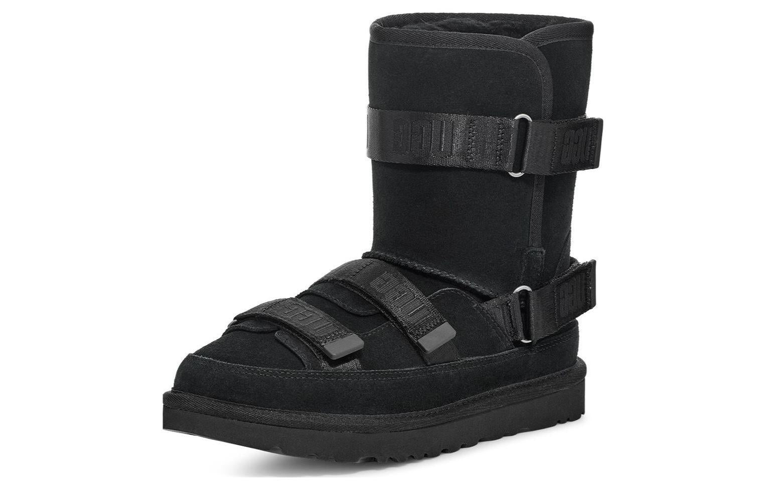 (WMNS) UGG Classic Short Hybrid 1133470-BLK