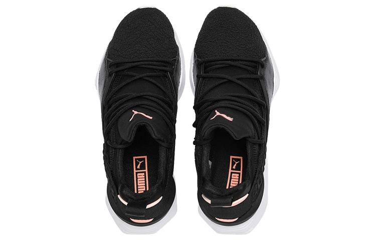 (WMNS) PUMA Muse Maia Low-top Running Shoes Black/White 369197-03