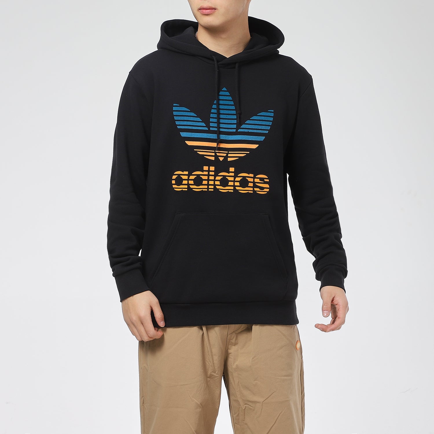adidas originals Logo Pattern Printing Black GP0158