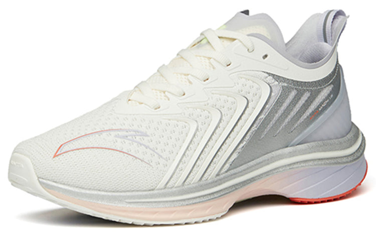 (WMNS) ANTA Mach 1 Run Series 'White Silver Grey' 122135562-3
