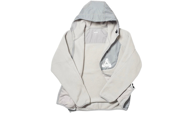 PALACE FW19 Polartec Flecto Hooded Jacket Grey PAL-FW19-021