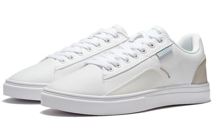 (WMNS) Li-Ning Classic Skateboarding Low 'White' AGCR480-8